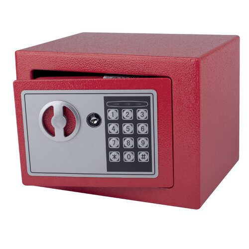 Pavo Coffre-fort Pavo Mini 230x170x170mm électronique rouge