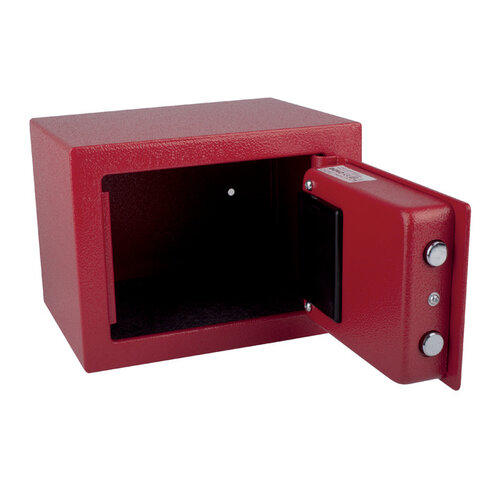 Pavo Coffre-fort Pavo Mini 230x170x170mm électronique rouge