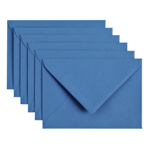 Papicolor Enveloppe Papicolor C6 114x162mm bleu roi