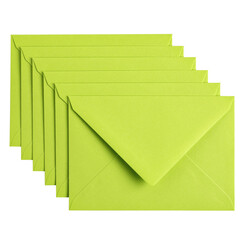 Enveloppe Papicolor C6 114x162mm vert pomme