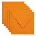 Papicolor Envelop Papicolor 140x140mm oranje