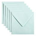 Papicolor Enveloppe Papicolor 140x140mm vert bleuté