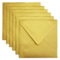 Papicolor Envelop Papicolor 140x140mm metallic goud