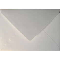 Envelop Papicolor EA5 156x220mm metallic parelwit