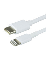 Green Mouse Kabel Green Mouse USB Lightning-C 2 meter wit