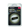 Integral USB-stick Integral 3.0 Secure 360 64GB zwart