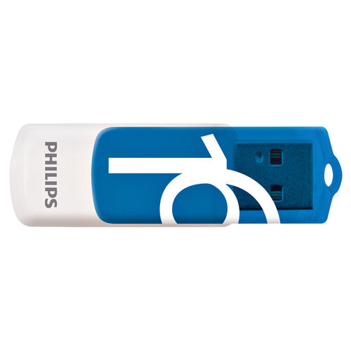 Philips Clé USB 2.0 Philips Vivid Edition Ocean Blue 16Go