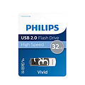 Philips Clé USB 2.0 Philips Vivid Edition Shadow Grey 32Go