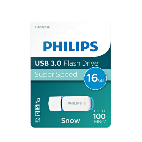 Philips Clé USB 3.0 Philips Snow Edition Ocean Blue 16Go