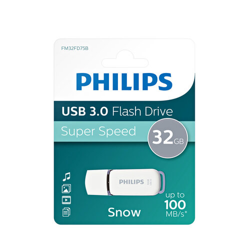 Philips Clé USB 3.0 Philips Snow Edition Shadow Grey 32Go