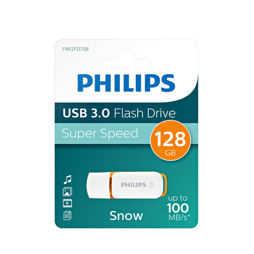 Philips Clé USB 3.0 Philips Snow Edition Sunrise 128Go orange