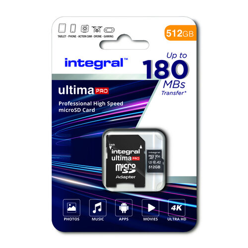 Integral Geheugenkaart Integral microSDXC 512GB