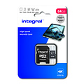 Integral Geheugenkaart Integral microSDXC 64GB