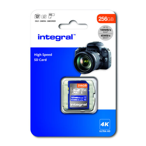 Integral Geheugenkaart Integral SDHC-XC 256GB