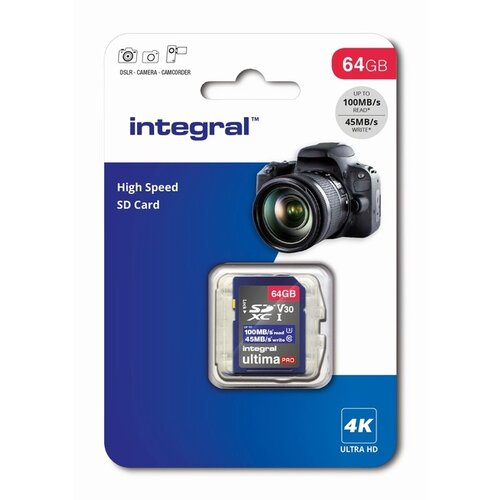 Integral Geheugenkaart Integral SDHC-XC 64GB