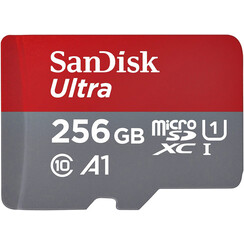 Carte mémoire Sandisk MicroSDXC Ultra 256Go (150mb/s C10 - SDA UHS-I)