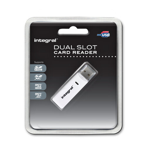 Integral Kaartlezer Integral 2.0 USB-A SD-microSD