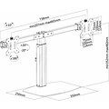 Neomounts by Newstar Monitorstandaard Neomounts D865D 10-32" zwart