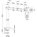 Neomounts by Newstar Monitorarm Neomounts D550 10-32" zwart