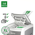 Leitz Papiervernietiger Leitz IQ Auto+ Pro 600 P4 snippers 4x28mm