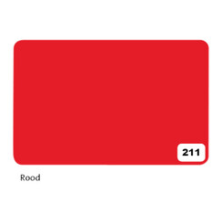 Carton bricolage Folia 48x68cm 400g nr 211 rouge