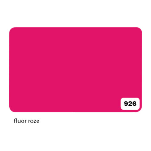 Folia Paper Carton bricolage Folia 48x68cm 380g nr 926 rose fluo