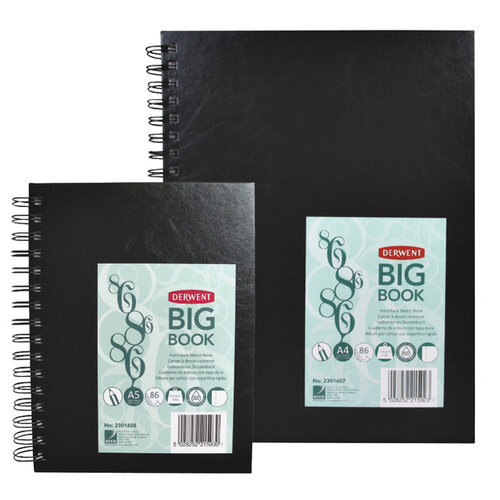 Derwent Schetsboek Derwent Big Book A4 harde kaft