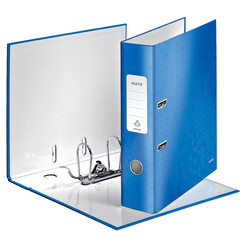 Classeur à levier Leitz WOW 1005 80mm carton bleu