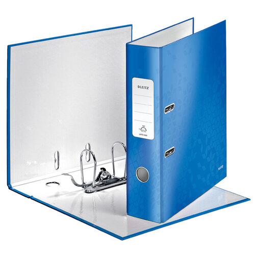 Leitz Classeur à levier Leitz WOW 1005 80mm carton bleu