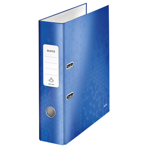 Leitz Classeur à levier Leitz WOW 1005 80mm carton bleu