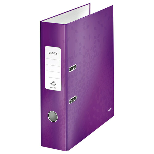 Leitz Classeur à levier Leitz WOW 180° A4 80mm carton violet