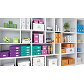 Leitz Boîte de rangement Leitz WOW Click & Store 281x200x370mm violet