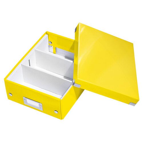 Leitz Boîte à compartiments Leitz WOW Click & Store 220x100x282mm jaune