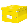 Leitz Boîte de rangement Leitz WOW Click & Store 220x160x282mm jaune