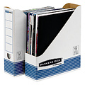 Bankers Box Tijdschriftcassette Bankers Box System A4  wit blauw