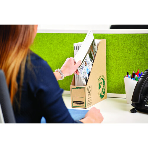 Bankers Box Porte-revues Bankers Box Earth A4 80mm brun