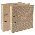 Exacompta Classeur à levier Exacompta Eterneco A4 70mm carton 2 designs
