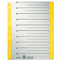 Leitz Intercalaires Leitz 1652 carton 230g A4 4 perforations jaune