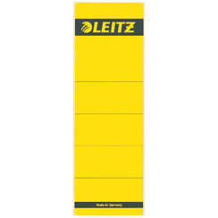 Rugetiket Leitz breed/kort 62x192mm zelfklevend geel