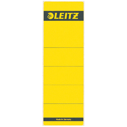 Leitz Rugetiket Leitz breed/kort 62x192mm zelfklevend geel