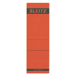 Rugetiket Leitz breed/kort 62x192mm zelfklevend rood