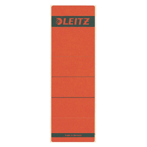 Leitz Etiquette dorsale Leitz 62x192mm adhésive large rouge