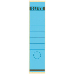 Etiquette dorsale Leitz 62x285mm adhésive large/longue bleu