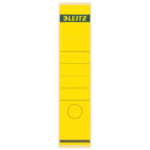 Leitz Rugetiket Leitz breed/lang 62x285mm zelfklevend geel