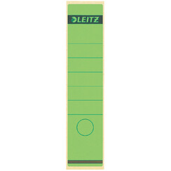 Etiquette dorsale Leitz 62x285mm adhésive large/longue vert