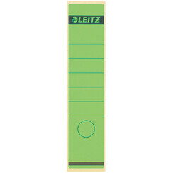 Rugetiket Leitz breed/lang 62x285mm zelfklevend groen