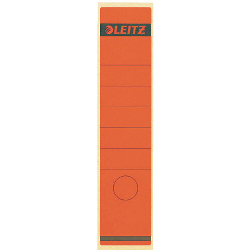 Leitz Etiquette dorsale Leitz 62x285mm adhésive large/longue rouge