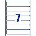 Avery Zweckform Rugetiket Avery Zweckform smal 38x192mm zelfklevend wit