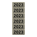Elba Rugetiket Elba 2023 57x25mm grijs