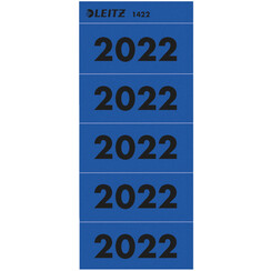 Etiquette dorsale Leitz Année 2022 bleu